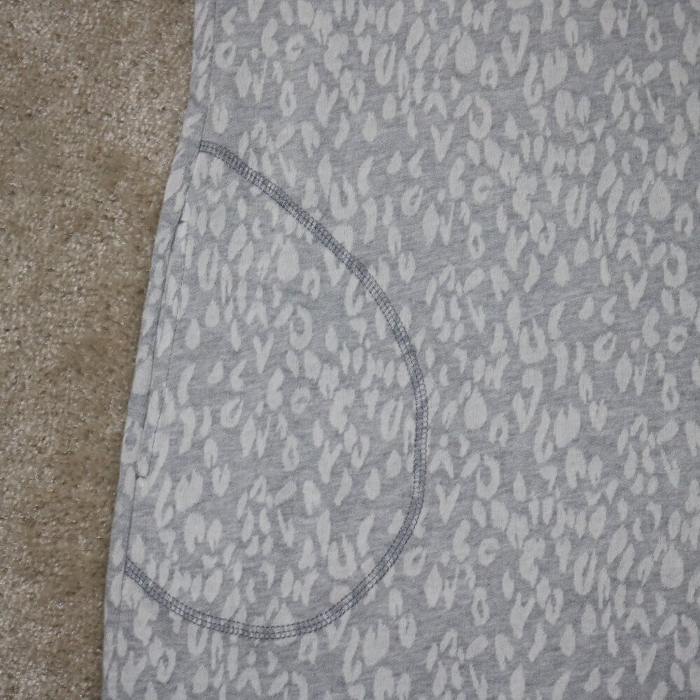 Freeloader Light Gray Patterned Mini Dress - Picture 3 of 5
